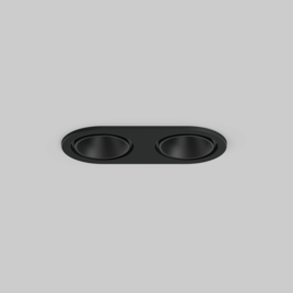SASSO 40 round downlight trim 2 lamps