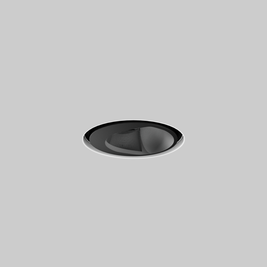SASSO 40 round wallwasher/floor trimless soft acoustic ceiling, SASSO 40 round wallwasher/floor trimless