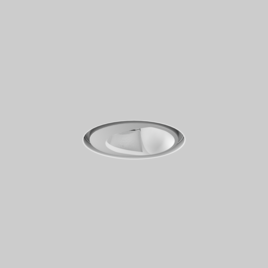 SASSO 40 round wallwasher/floor trimless soft acoustic ceiling, SASSO 40 round wallwasher/floor trimless