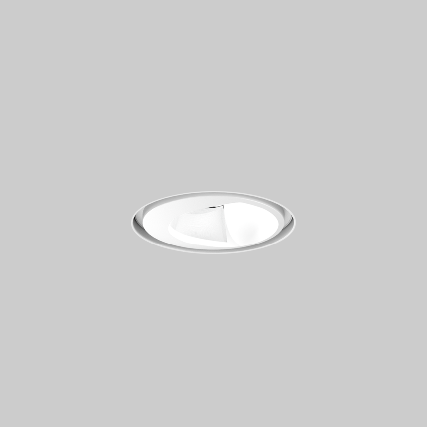 SASSO 40 round wallwasher/floor trimless soft acoustic ceiling, SASSO 40 round wallwasher/floor trimless