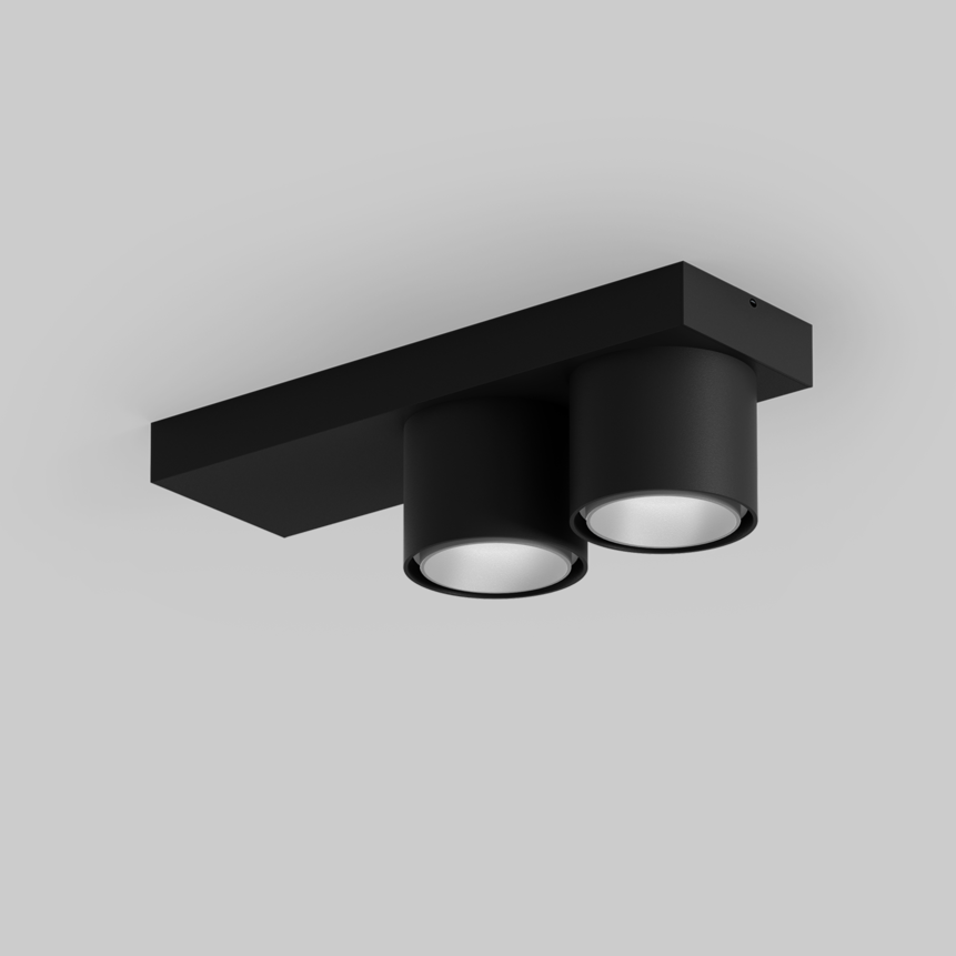 SASSO 60 base round adjustable 2 lamps ceiling