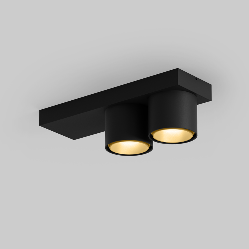 SASSO 60 base round adjustable 2 lamps ceiling