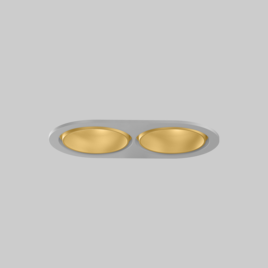 SASSO 60 round adjustable trim 2 lamps