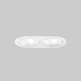 SASSO 60 round downlight trim 2 lamps
