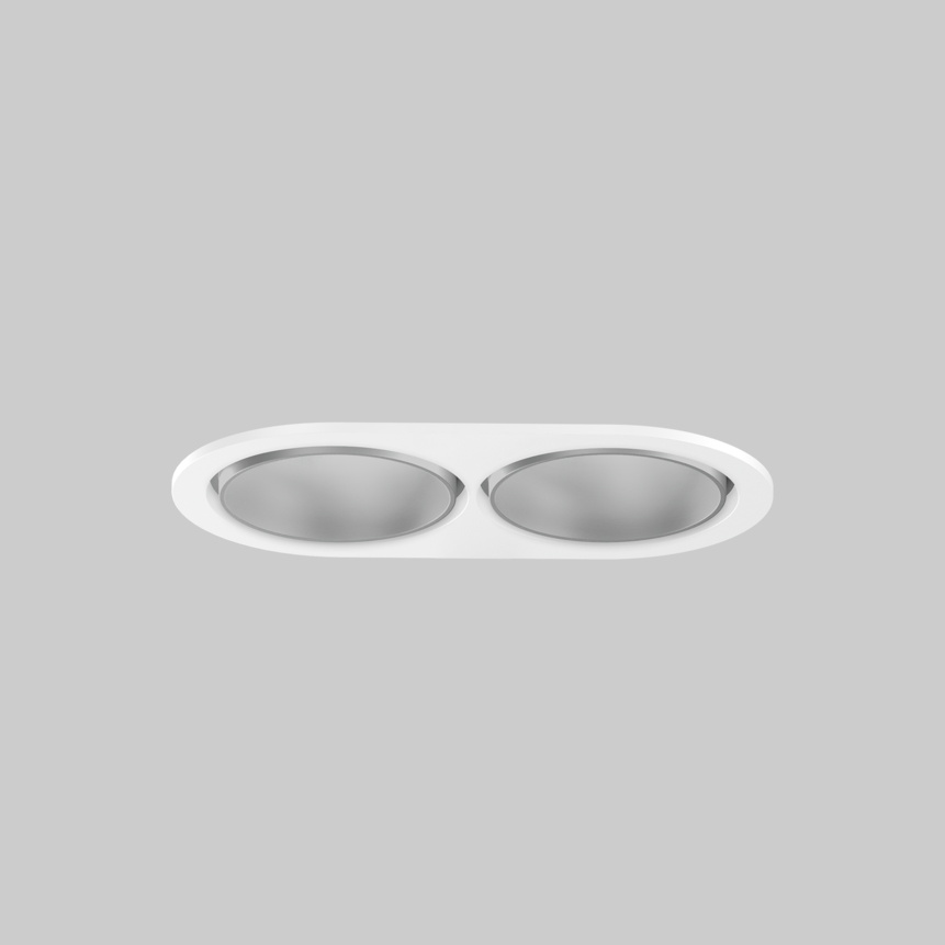 SASSO 60 round downlight trim 2 lamps