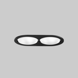 SASSO 60 round downlight trim 2 lamps