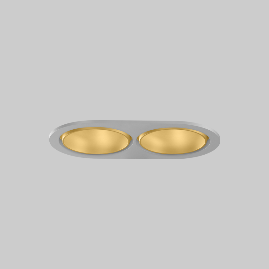 SASSO 60 round downlight trim 2 lamps