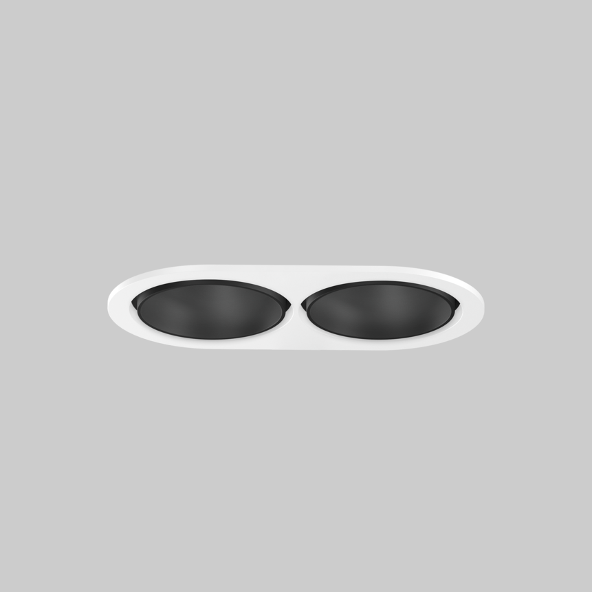 SASSO 60 round downlight trim 2 lamps