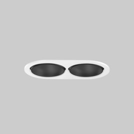 SASSO 60 round downlight trim 2 lamps