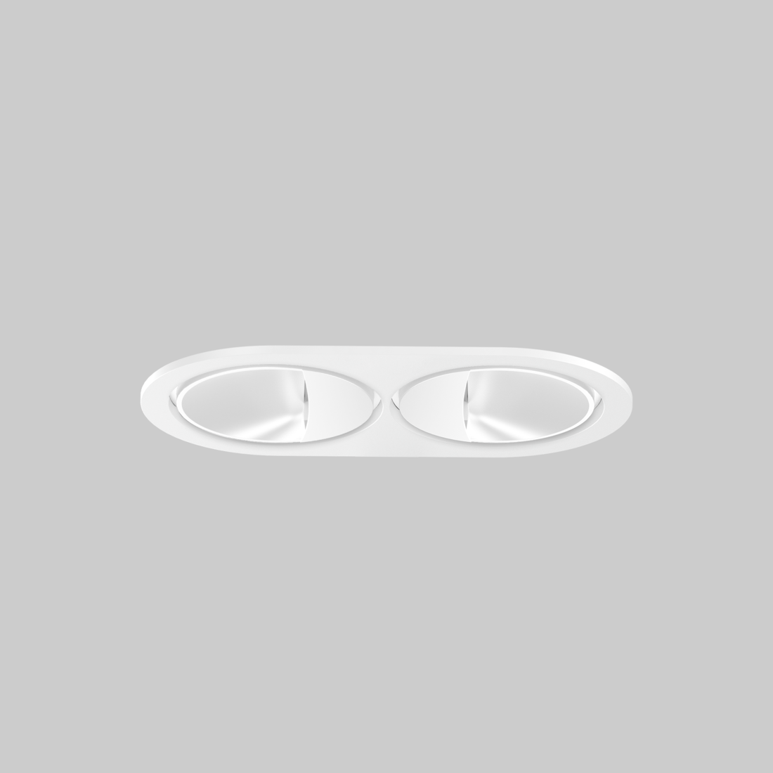 SASSO 60 round wallwasher trim 2 lamps