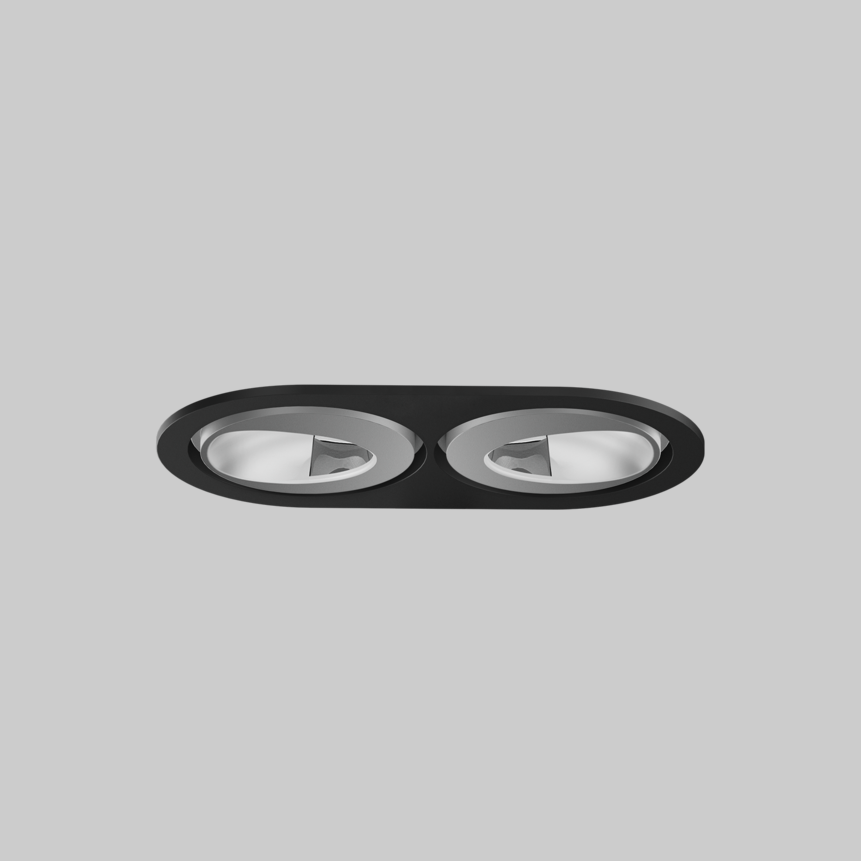SASSO 60 round wallwasher/floor trim 2 lamps