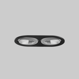 SASSO 60 round wallwasher/floor trim 2 lamps