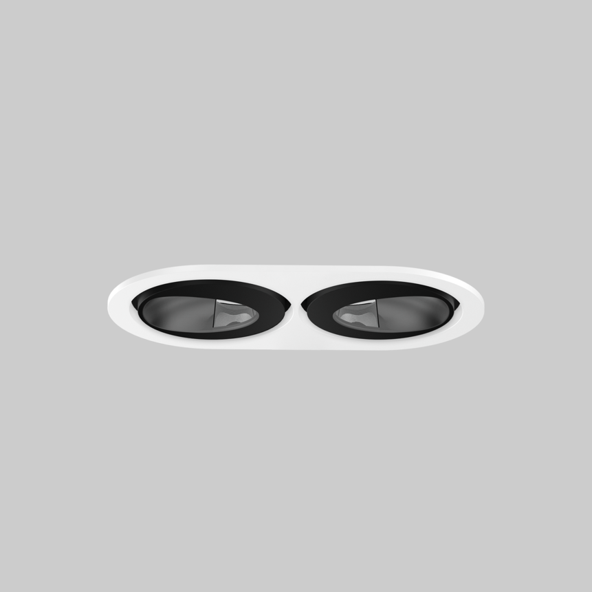SASSO 60 round wallwasher/floor trim 2 lamps