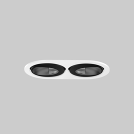 SASSO 60 round wallwasher/floor trim 2 lamps