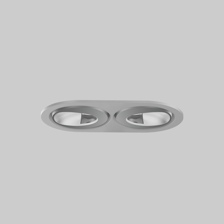 SASSO 60 round wallwasher/floor trim 2 lamps