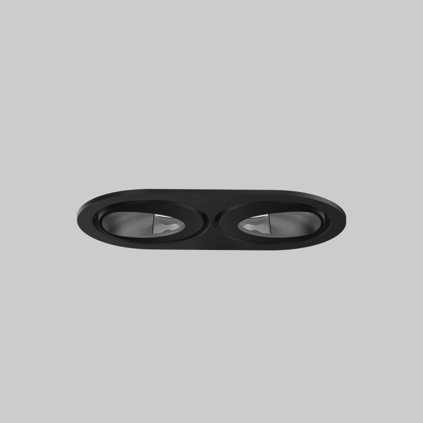 SASSO 60 round wallwasher/floor trim 2 lamps