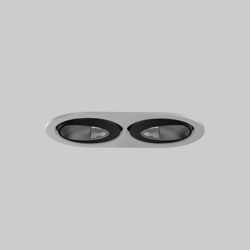 SASSO 60 round wallwasher/floor trim 2 lamps