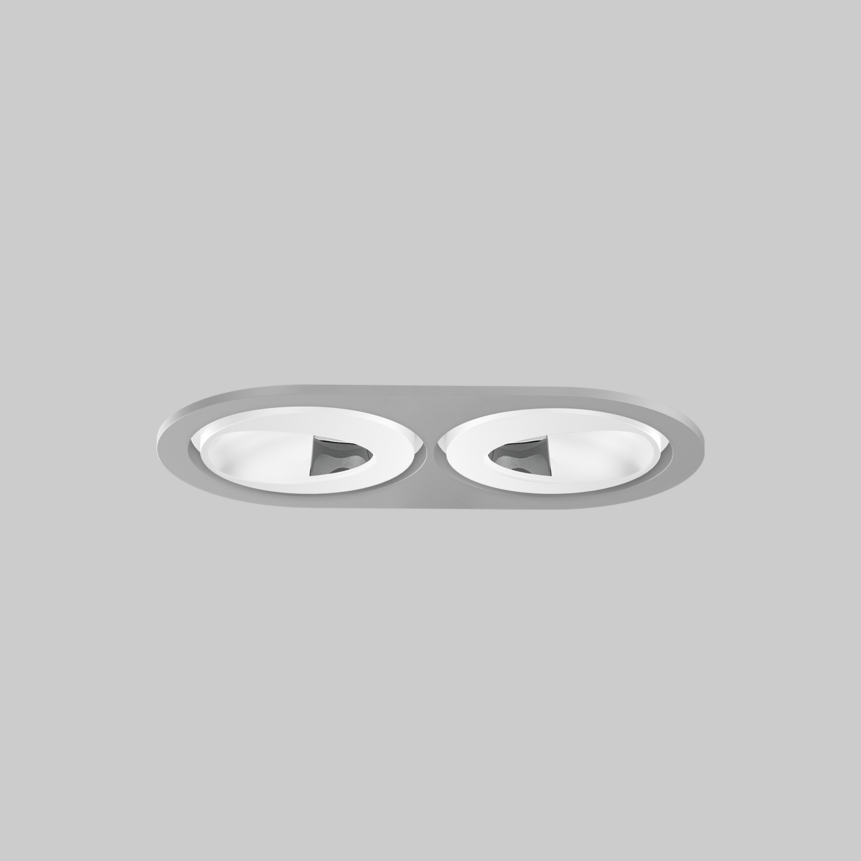 SASSO 60 round wallwasher/floor trim 2 lamps