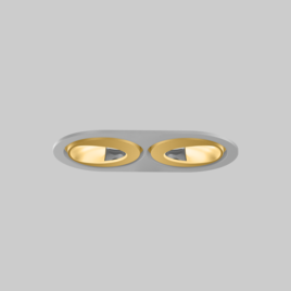 SASSO 60 round wallwasher/floor trim 2 lamps