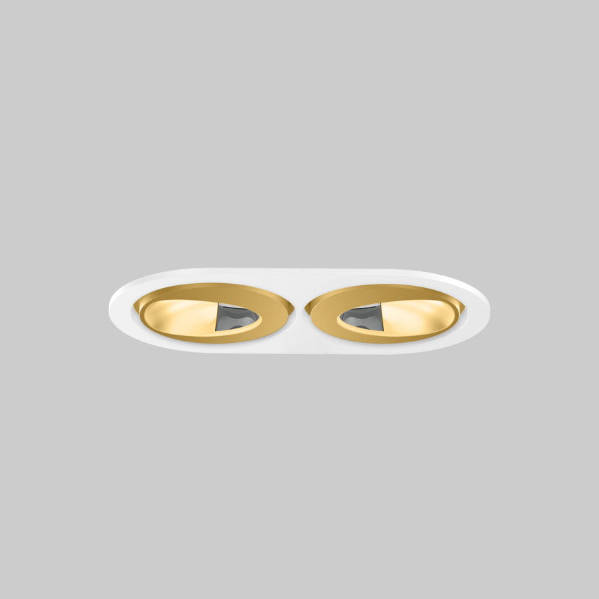 SASSO 60 round wallwasher/floor trim 2 lamps