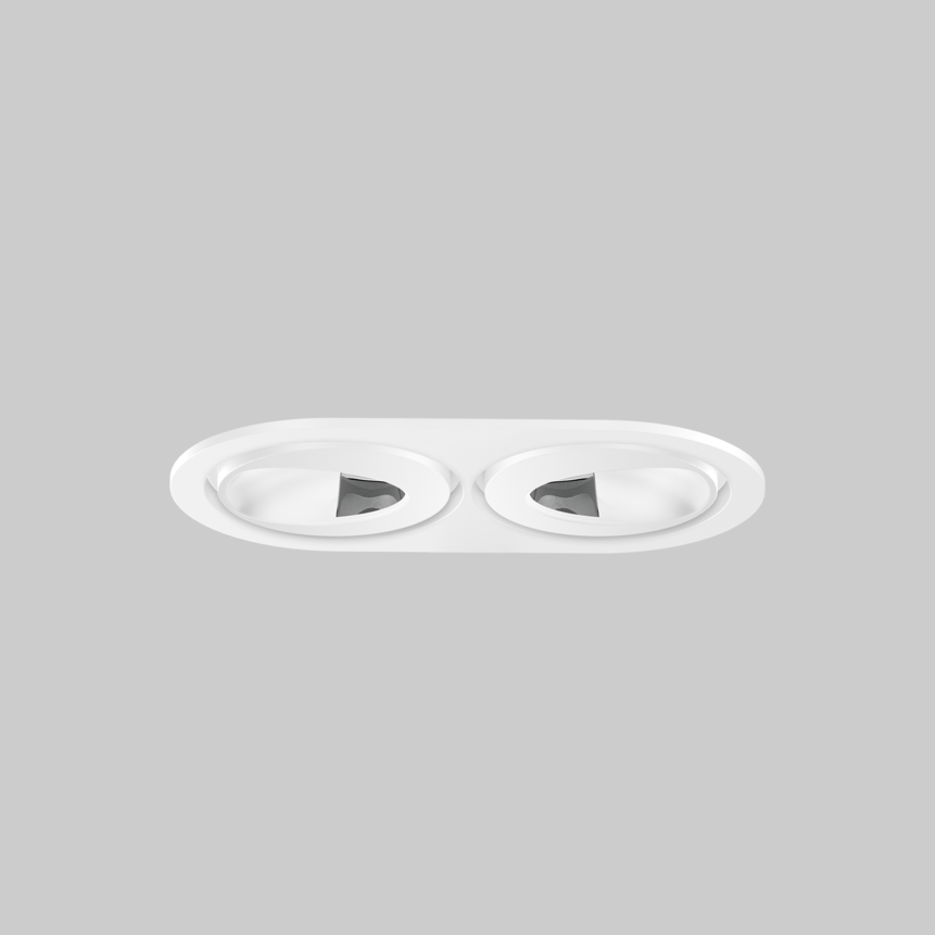 SASSO 60 round wallwasher/floor trim 2 lamps