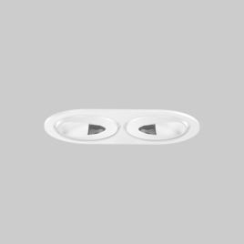SASSO 60 round wallwasher/floor trim 2 lamps
