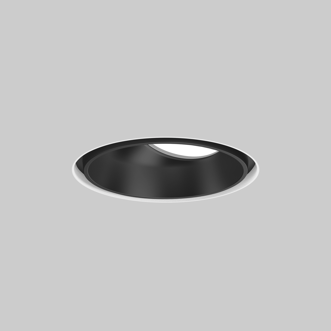 SASSO 60 round adjustable trimless exposed concrete, SASSO 60 round adjustable trimless