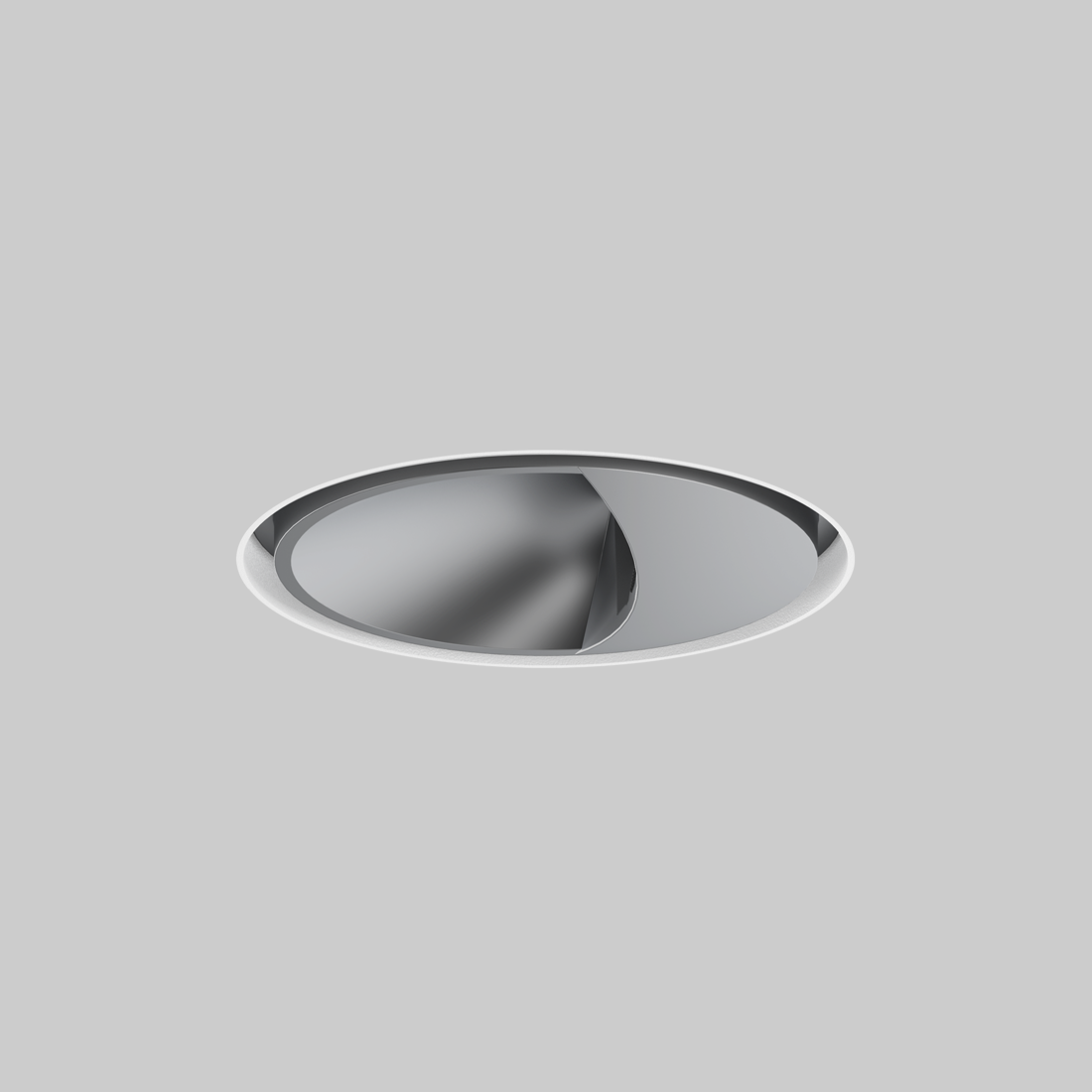 SASSO 60 round wallwasher trimless exposed concrete, SASSO 60 round wallwasher trimless