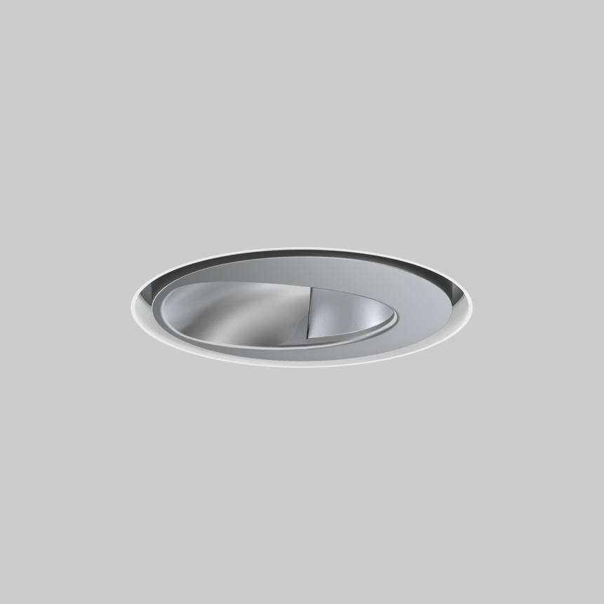 SASSO 60 round wallwasher/floor trimless exposed concrete, SASSO 60 round wallwasher/floor trimless