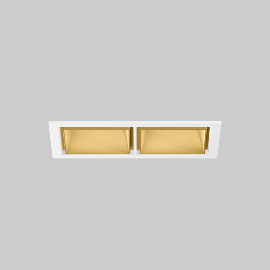 SASSO 60 square downlight trim 2 lamps
