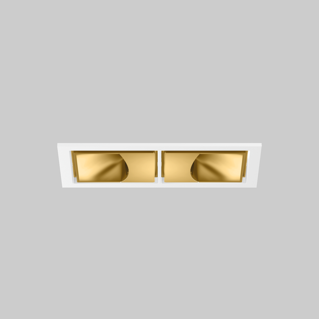 SASSO 60 square wallwasher trim 2 lamps