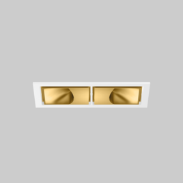 SASSO 60 square wallwasher trim 2 lamps