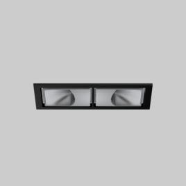 SASSO 60 square wallwasher trim 2 lamps