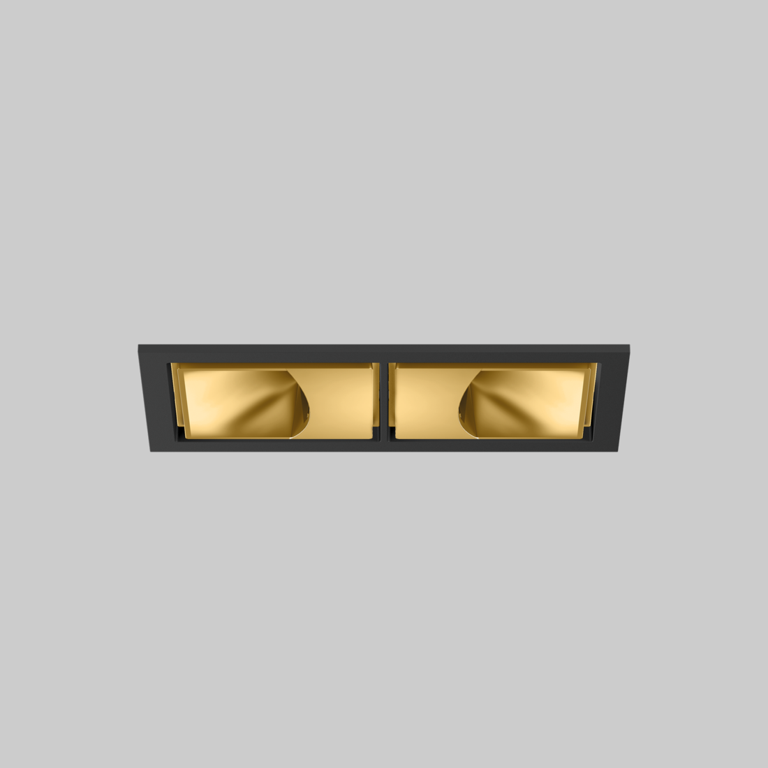 SASSO 60 square wallwasher trim 2 lamps