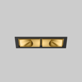 SASSO 60 square wallwasher trim 2 lamps