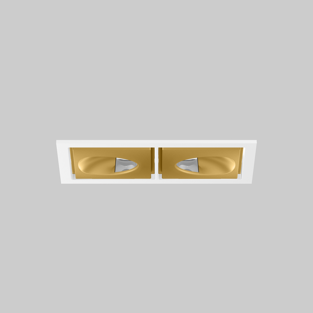 SASSO 60 square wallwasher/floor trim 2 lamps
