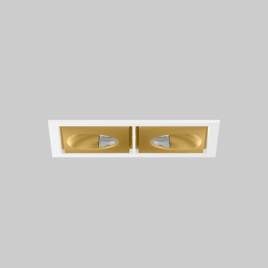 SASSO 60 square wallwasher/floor trim 2 lamps