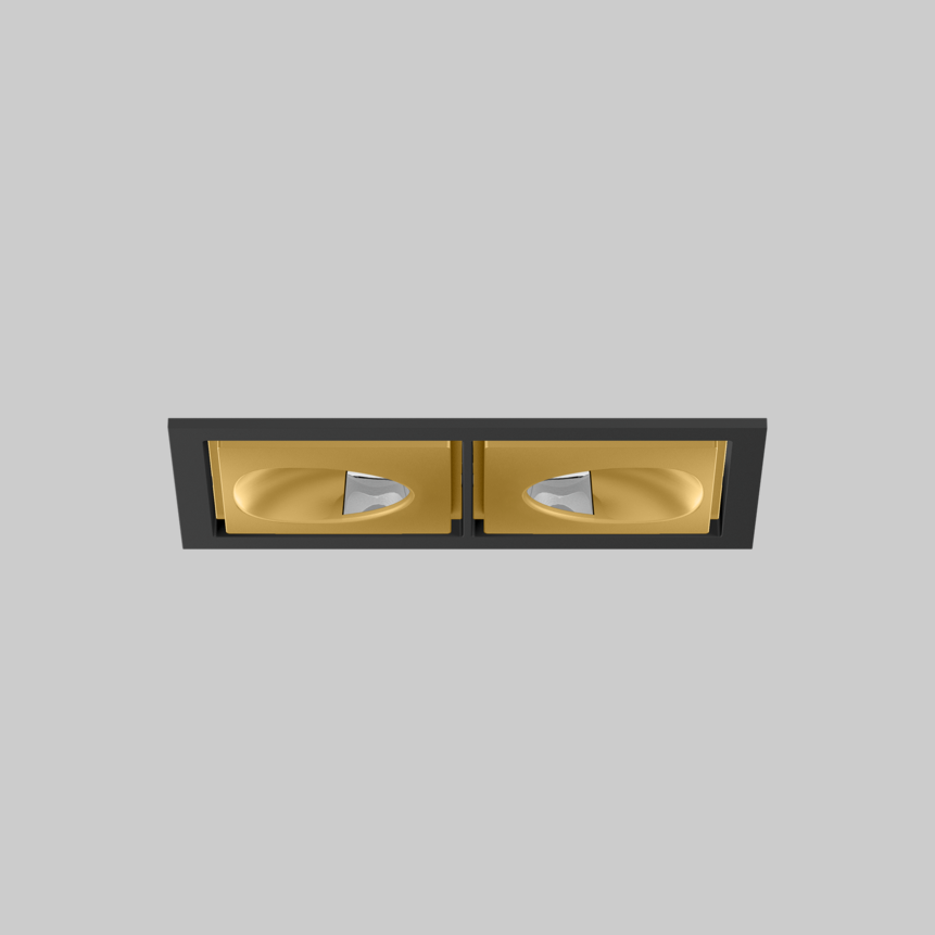 SASSO 60 square wallwasher/floor trim 2 lamps