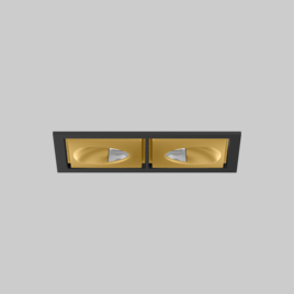 SASSO 60 square wallwasher/floor trim 2 lamps