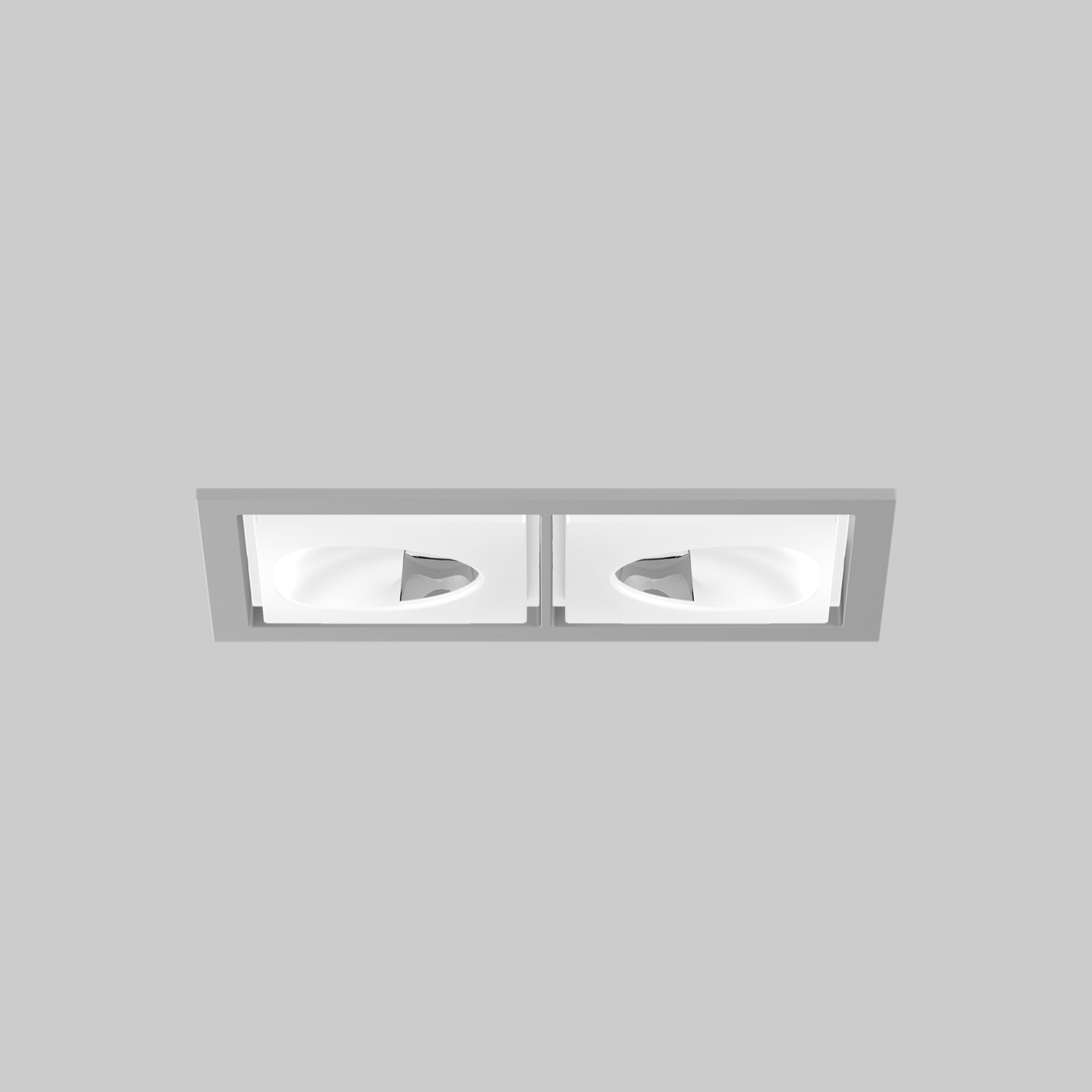 SASSO 60 square wallwasher/floor trim 2 lamps