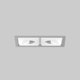 SASSO 60 square wallwasher/floor trim 2 lamps