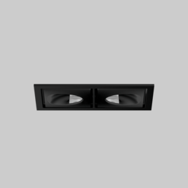 SASSO 60 square wallwasher/floor trim 2 lamps