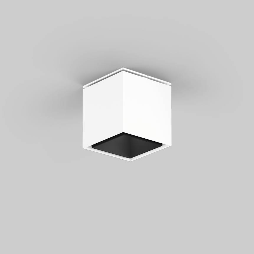 SASSO 60 square downlight semi-recessed