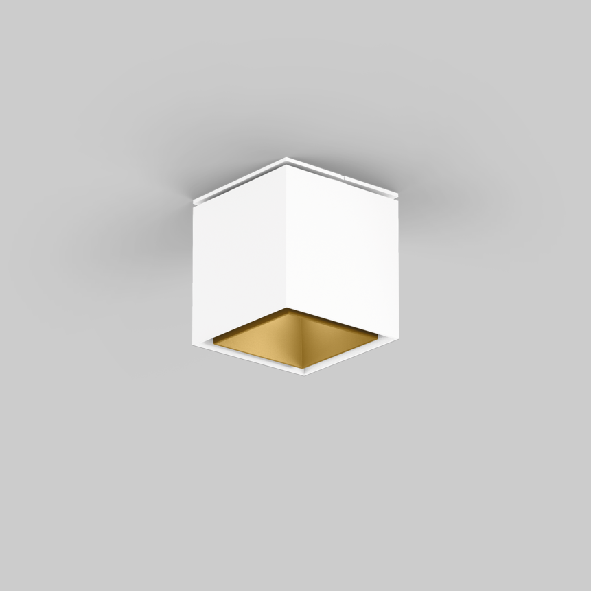 SASSO 60 square downlight semi-recessed