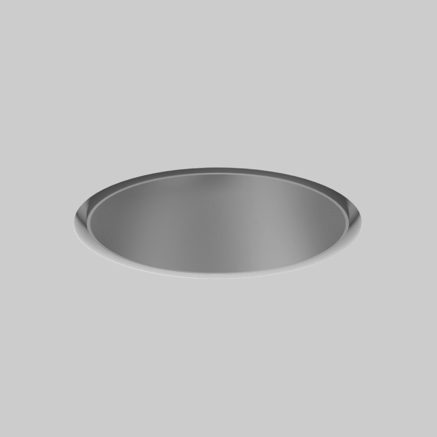 SASSO 100 round downlight trimless soft acoustic ceiling