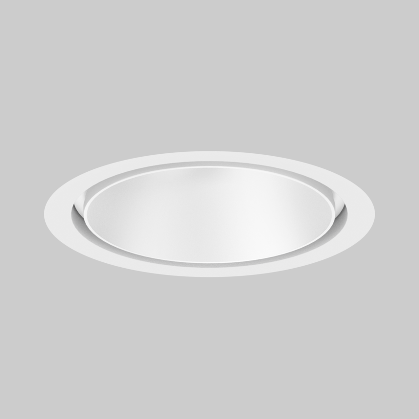 SASSO 100 round downlight trim soft acoustic ceiling