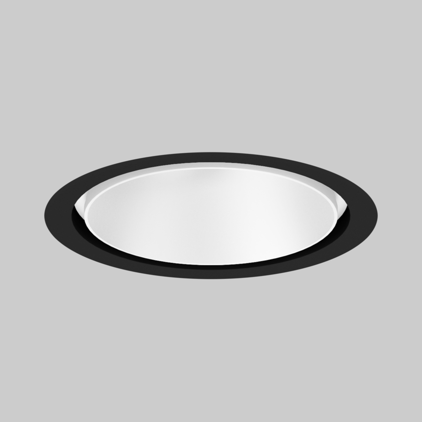SASSO 100 round downlight trim soft acoustic ceiling