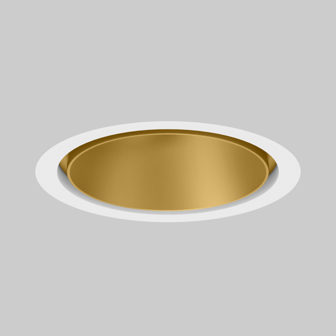 SASSO 100 round downlight trim soft acoustic ceiling