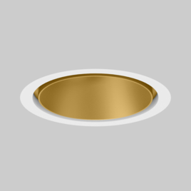 SASSO 100 round downlight trim soft acoustic ceiling