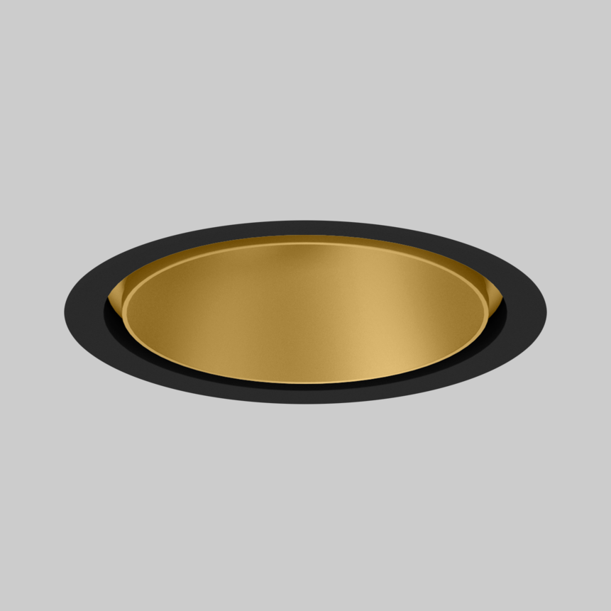 SASSO 100 round downlight trim soft acoustic ceiling